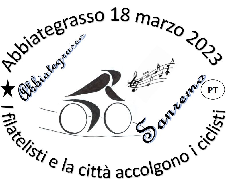 Abbiategrasso Annullo Filatelico Per La Milano Sanremo Prima