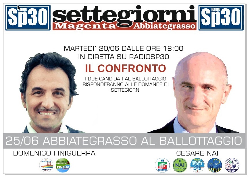 Abbiategrasso, il confronto: seguite la diretta con Radio Sp30