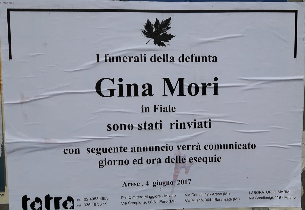 Arese, “Questo funerale non s’ha da fare”… Il Pm blocca tutto