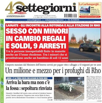 Il nuovo Settegiorni è in edicola