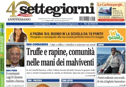 Il nuovo Settegiorni è in edicola