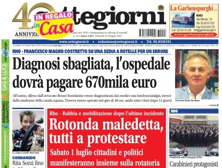 Il nuovo Settegiorni è in edicola