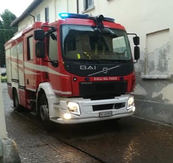 Incendio nel box, paura per il corbettese  Bobo Mainini