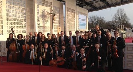 L’orchestra  Rusconi ha suonato per il Papa