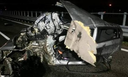 Lainate, spaventoso incidente sull'A8: si salva per miracolo