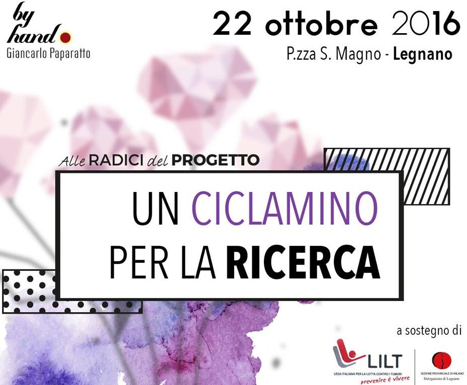 Legnano, “Un ciclamino per la ricerca” in ricordo di Giancarlo