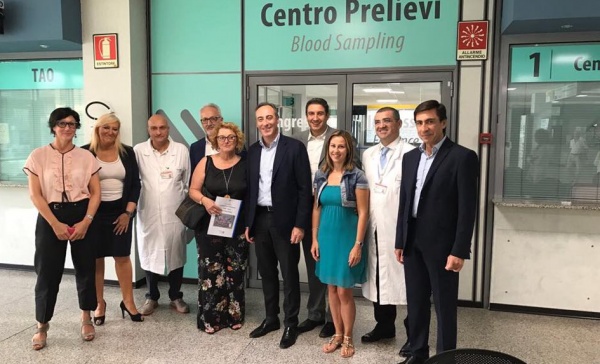 Magenta, Gallera all’inaugurazione del nuovo centro prelievi