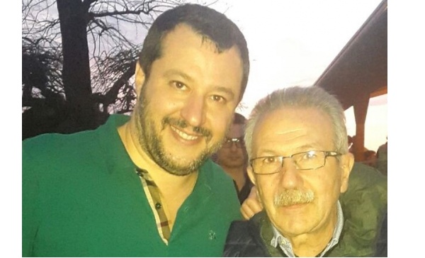 Matteo Salvini a Legnano per sostenere Fratus