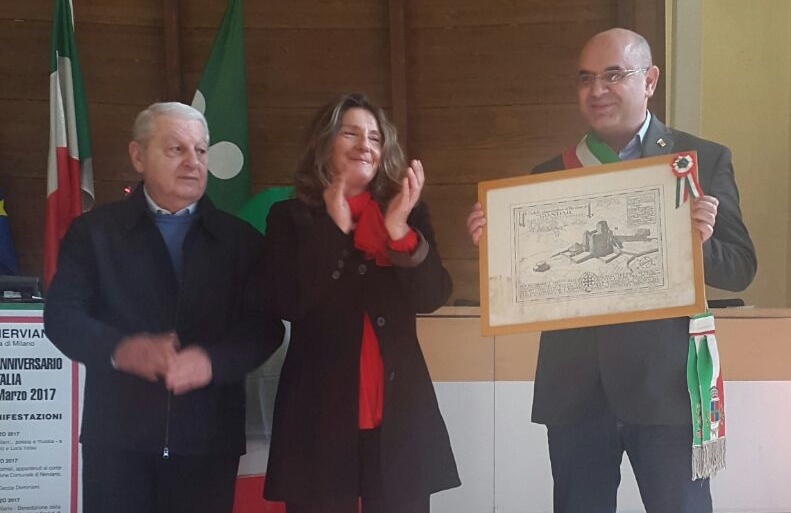 Milanese trova in cantina un quadro di Caccia Dominioni e lo dona al Comune di Nerviano