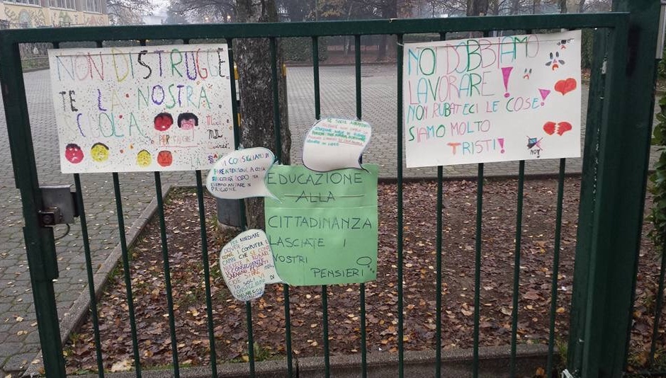 Novate, i bambini sgridano i ladri
