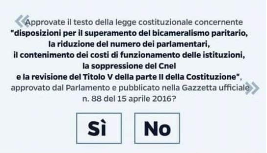 Referendum costituzionale, ecco come voterà il tuo sindaco