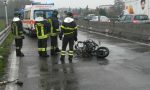 Rho, moto in fiamme sul Sempione