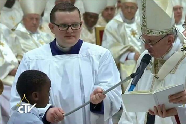 San Vittore, Gabriel, 9 anni, battezzato da Papa Francesco