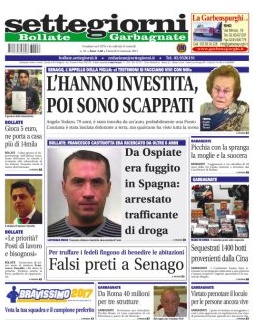 Settegiorni Bollate-Garbagnate è in edicola, ecco le notizie in primo piano