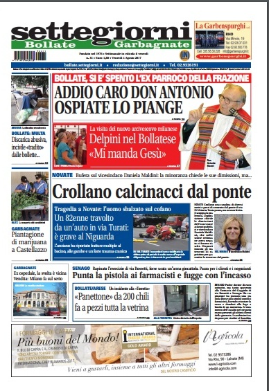 Settegiorni Bollate è in edicola
