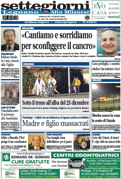 Settegiorni Legnano Altomilanese è in edicola, ecco le notizie in primo piano