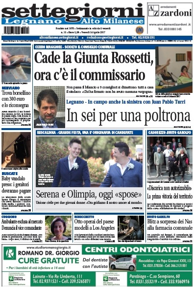 Settegiorni Legnano Altomilanese è in edicola, ecco le notizie in primo piano