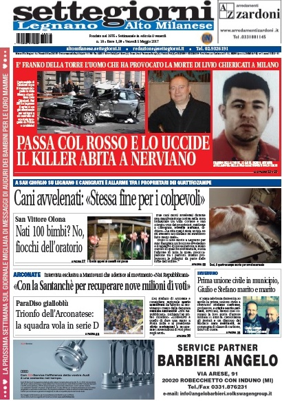 Settegiorni Legnano Altomilanese è in edicola, ecco le notizie in primo piano