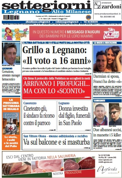 Settegiorni Legnano Altomilanese è in edicola, ecco le notizie in primo piano