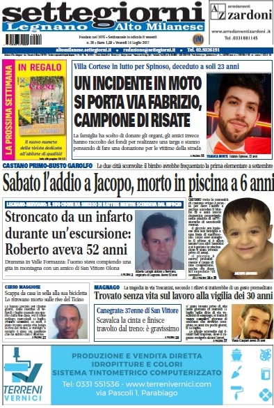 Settegiorni Legnano Altomilanese è in edicola, ecco le notizie in primo piano