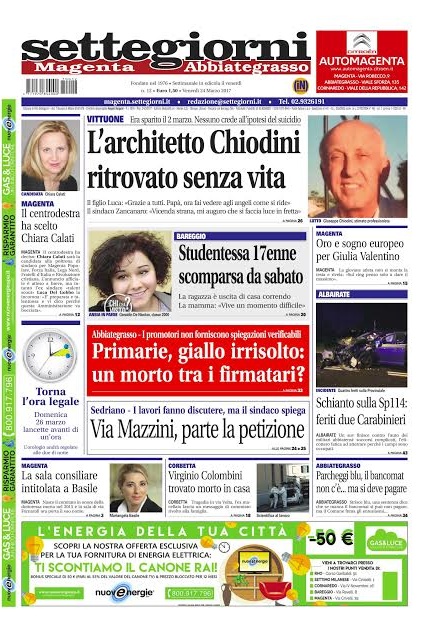 Settegiorni Magenta-Abbiategrasso è in edicola