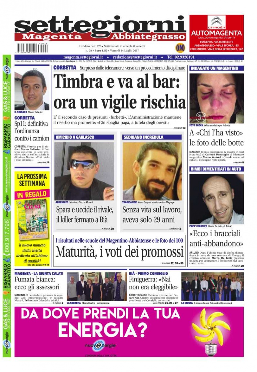 Settegiorni Magenta-Abbiategrasso è in edicola