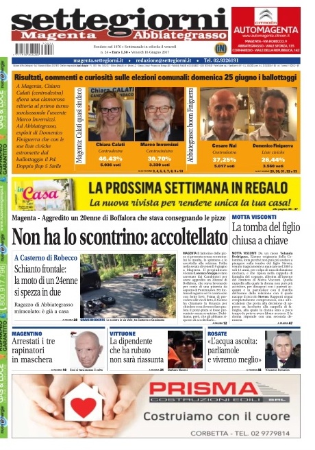 Settegiorni Magenta-Abbiategrasso è in edicola: che sorprese alle elezioni!