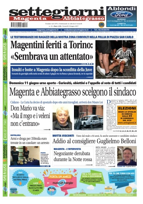 Settegiorni Magenta è in edicola