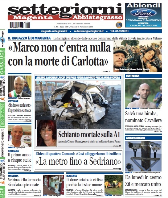 Settegiorni Magenta è in edicola, le notizie in primo piano