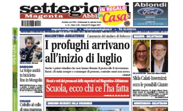 Settegiorni Magenta è in edicola: le principali notizie