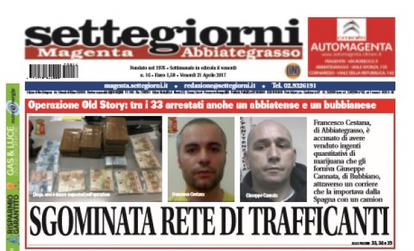 Settegiorni Magenta, in edicola il nuovo numero: la prima pagina