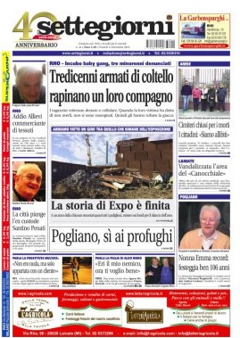 Settegiorni è in edicola, le notizie in primo piano