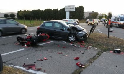 Vittuone, centauro muore dopo scontro auto-moto sulla Statale 11