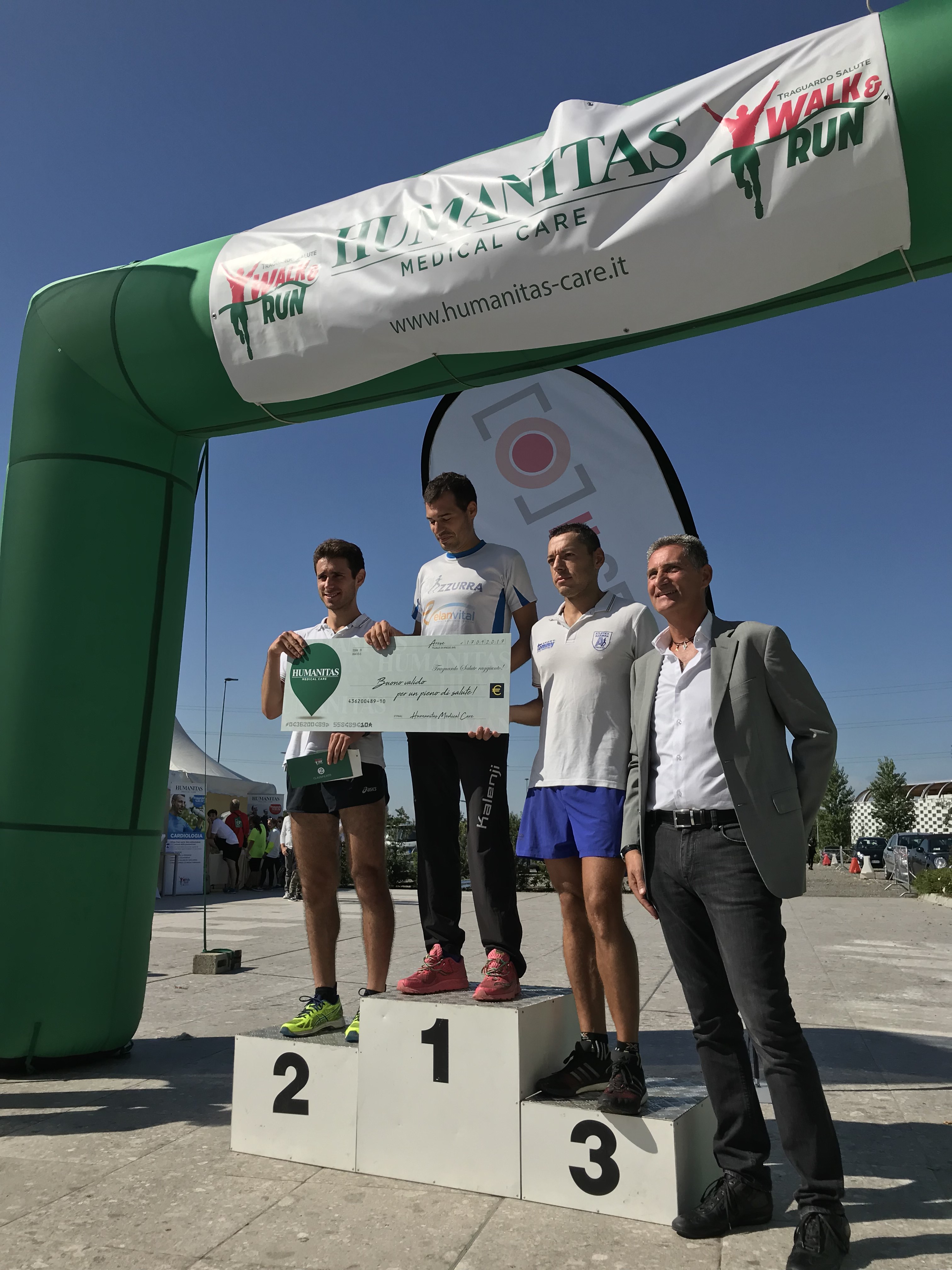 IL CENTRO e HUMANITAS MC - Walk&run_vincitori 8 km maschile