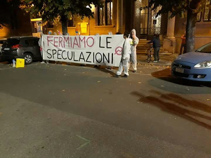 Fornace protesta fuori dal Comune