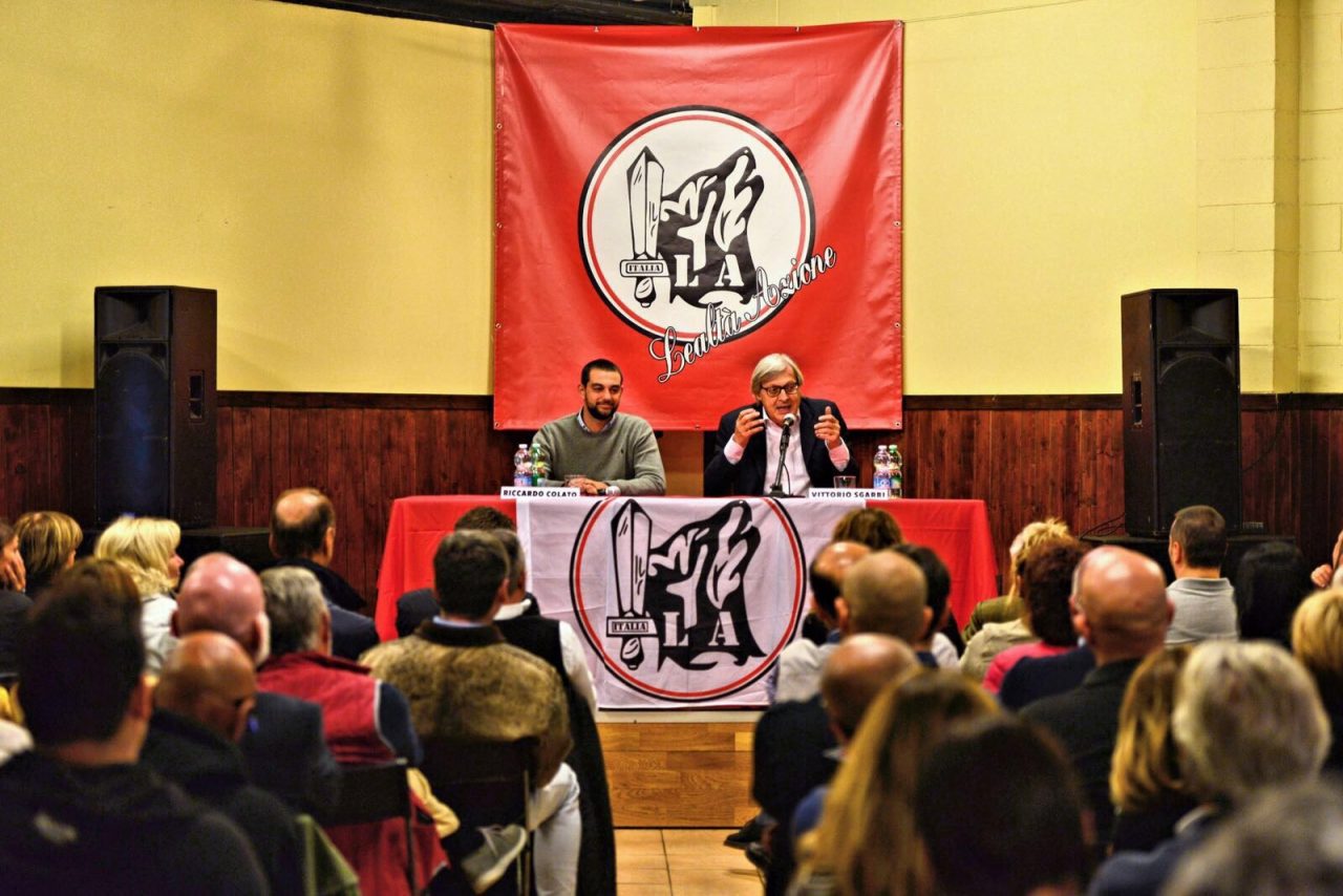 Sgarbi show alla Skinhouse