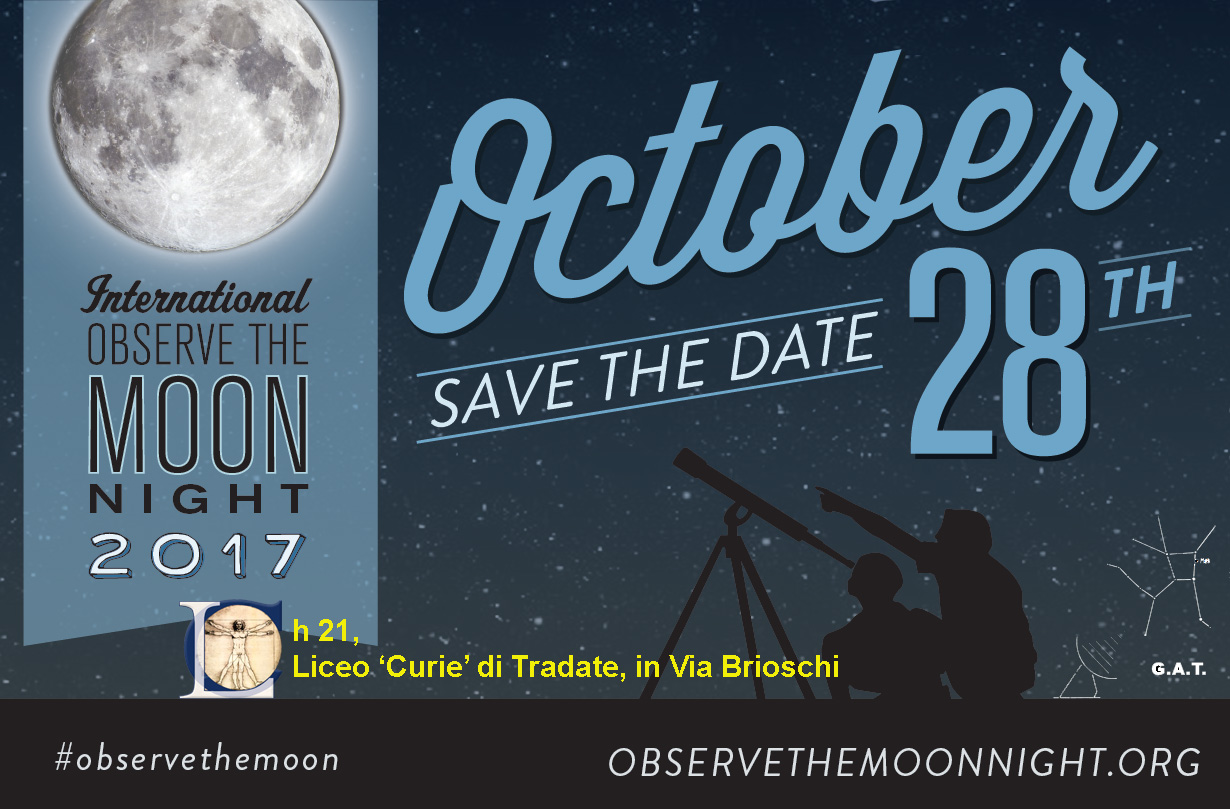 Notte della Luna  col Gat al liceo Curie di Tradate
