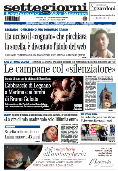 Settegiorni Legnano Altomilanese è in edicola