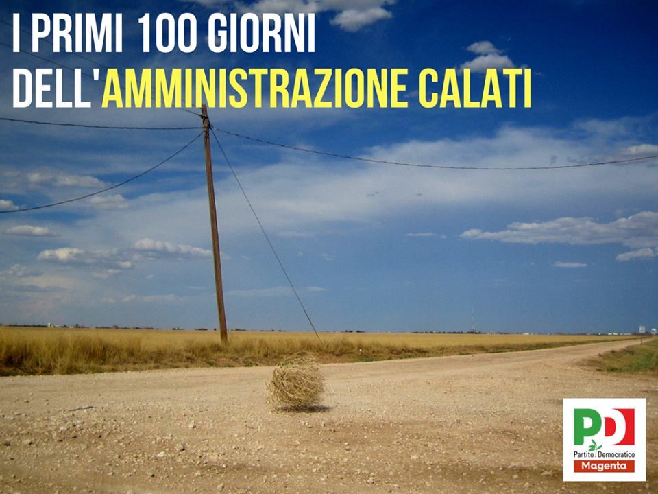 Pd spara a zero sui cento giorni di Calati