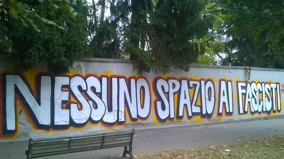 Presidio Telos in piazzetta Portici e in via Varese spunta un murales