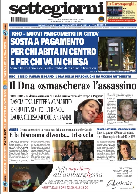 Settegiorni Rho è in edicola con tante nuove storie