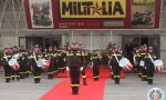 Banda dei Vigili del fuoco suona a Militalia 2017