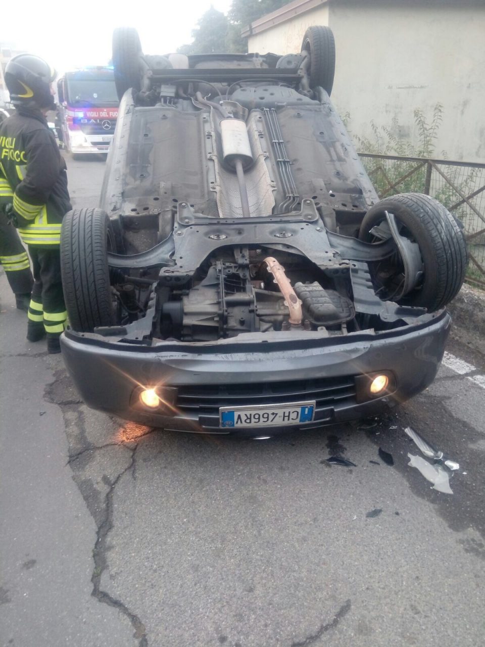 Si ribalta una 78enne finisce in ospedale