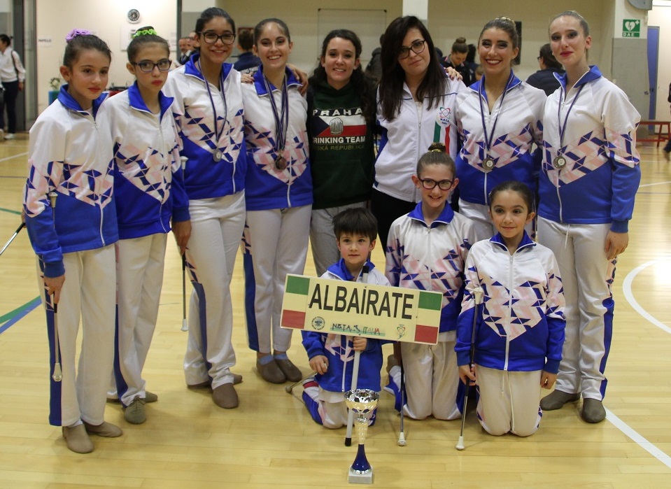 Twirling Albairate, l’anno comincia con una pioggia di medaglie