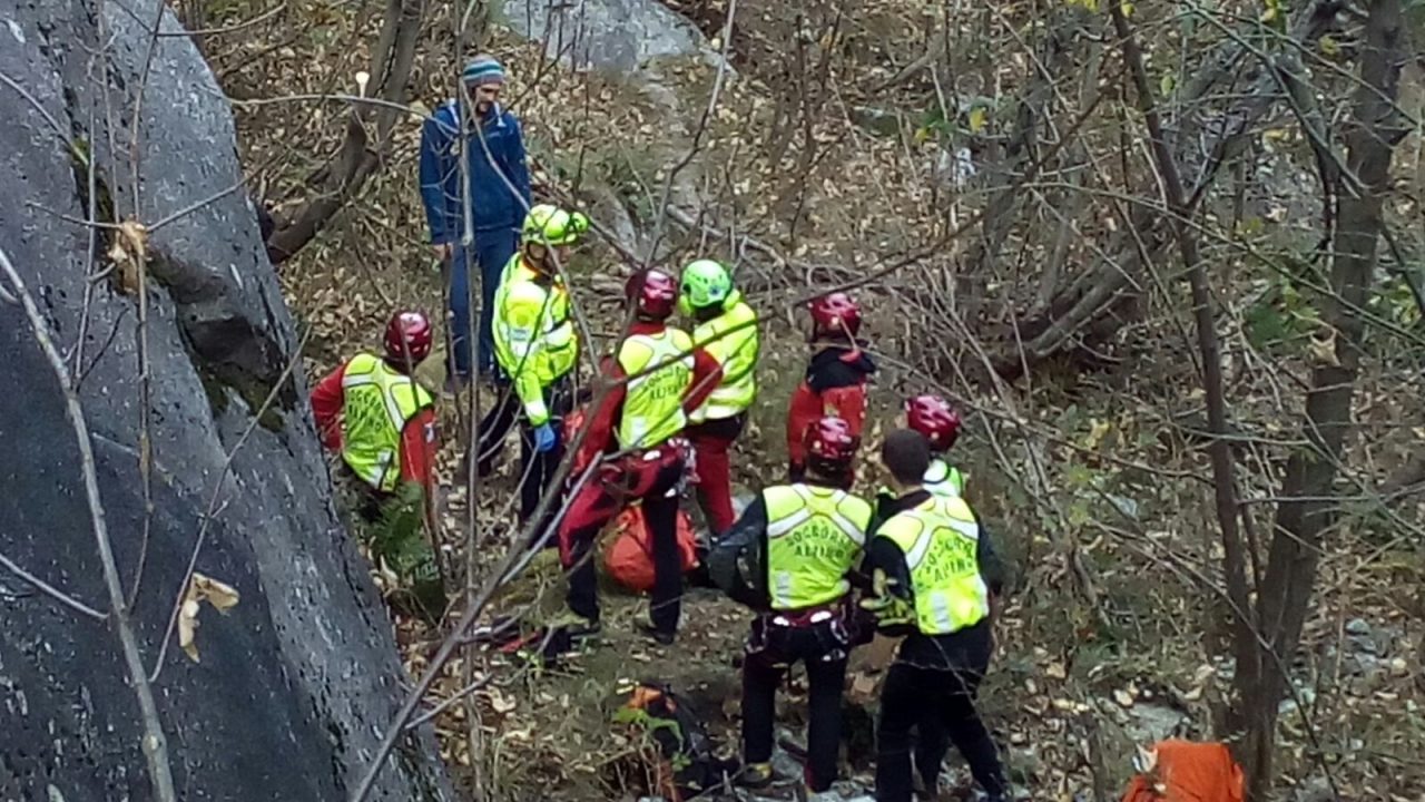 Ragazzo salvato dal Soccorso Alpino