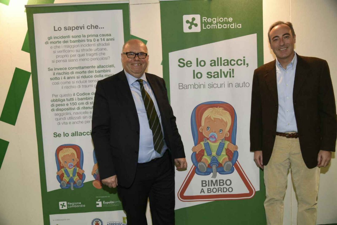 Bimbi sicuri in auto: al via la campagna