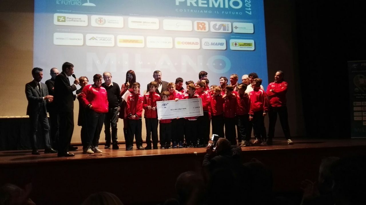 Società di calcio di Busto Garolfo vince un premio speciale