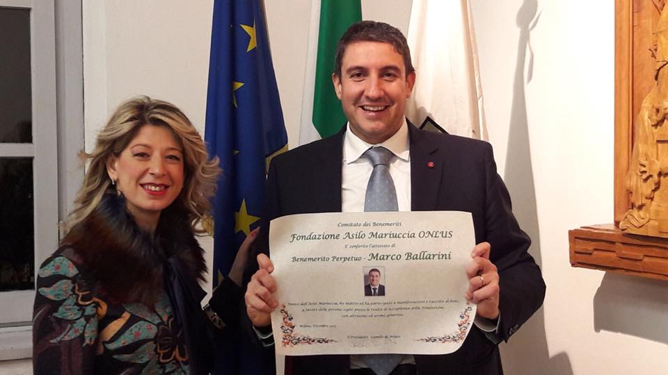 Solidarietà, conferita benemerenza al sindaco di Corbetta