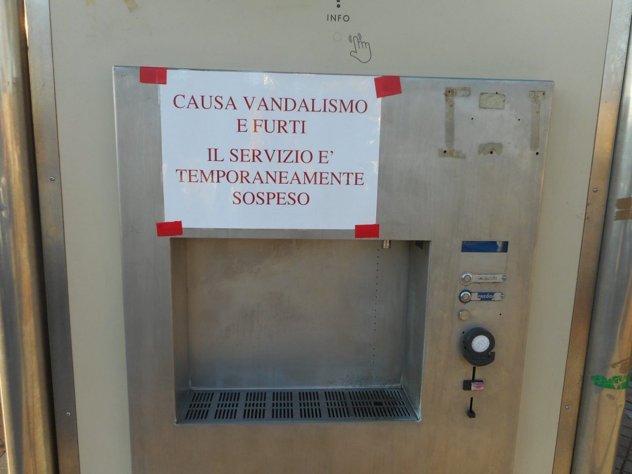 Preso il ladro seriale delle casette dell’acqua