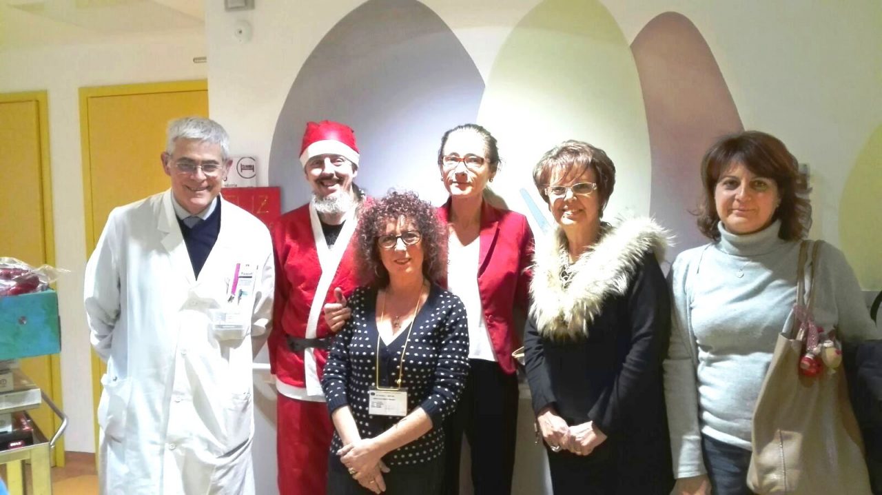 Festa di Natale in pediatria a Garbagnate